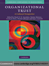 Organizational Trust (eBook): A Cultural Perspective